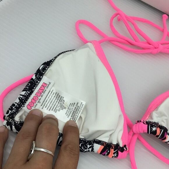 Coco Rave Triangle Bikini Top (D6) - Picture 5 of 6